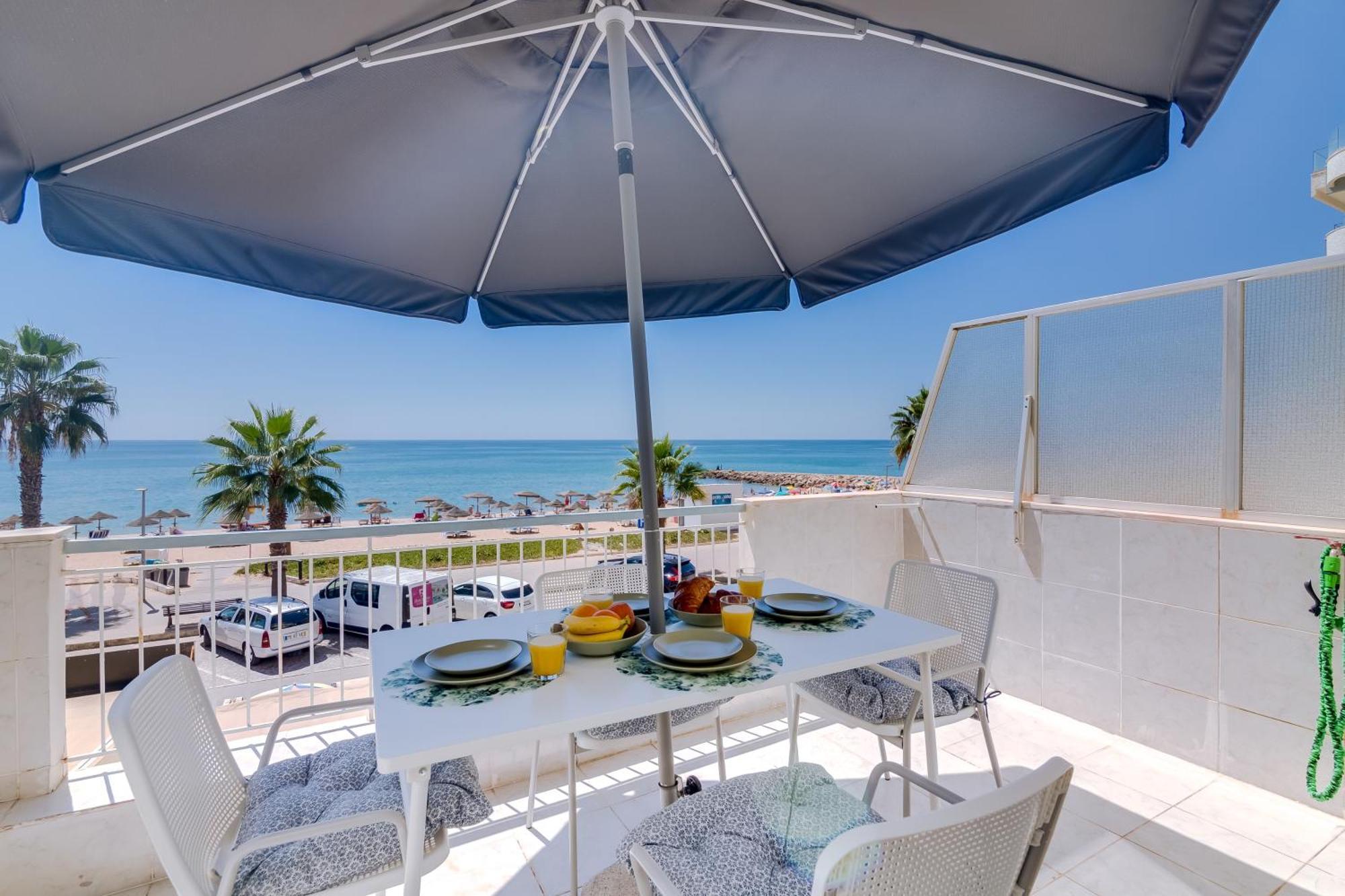 Ferienwohnung Quarteira 2Q Frente Mar Exterior foto