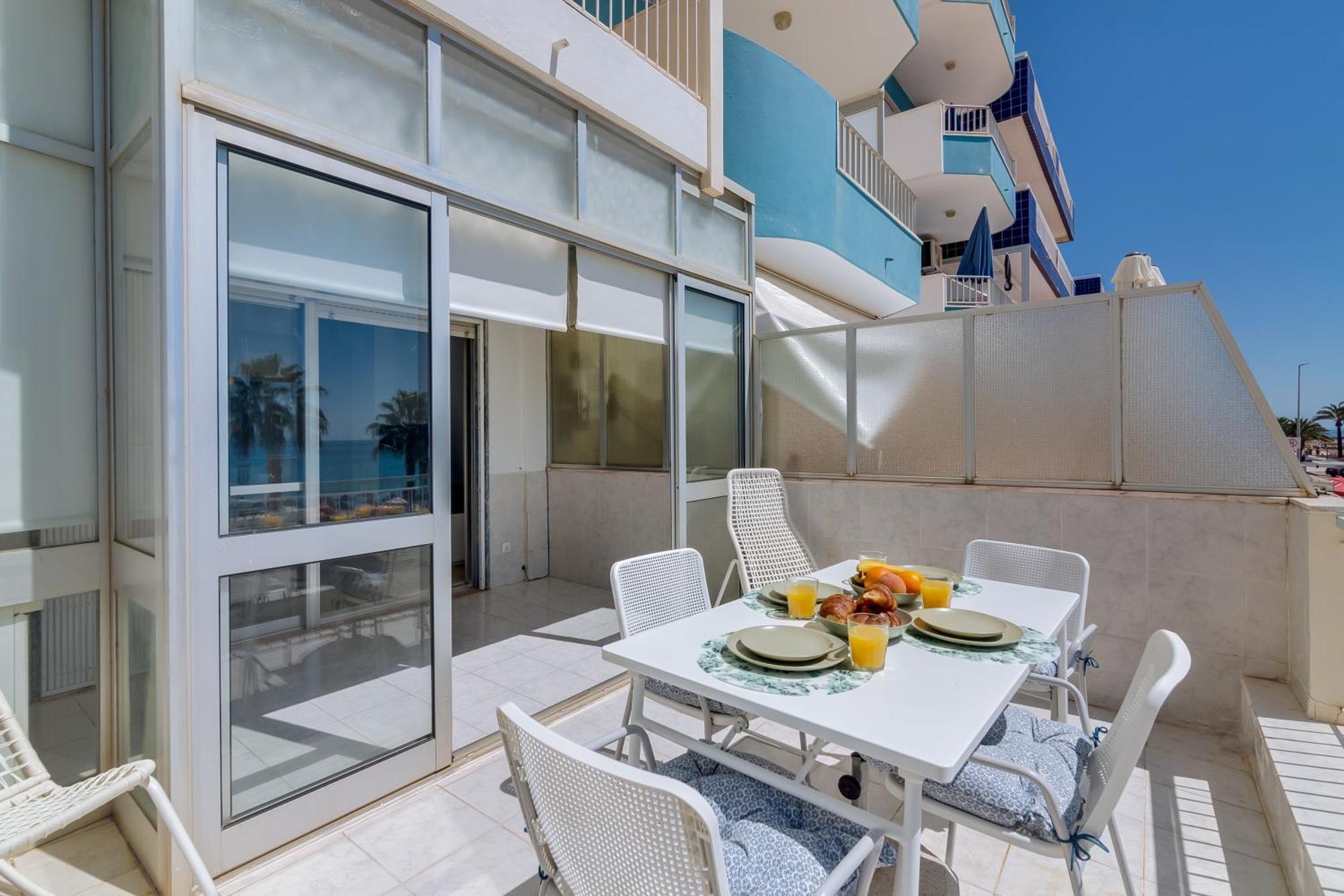 Ferienwohnung Quarteira 2Q Frente Mar Exterior foto